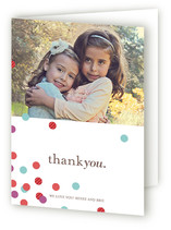 Confetti Scatter Adult Thank You Greeting Cards