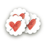 Heart and Arrow Large Stickers