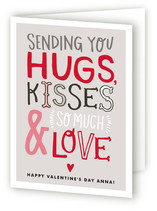 Doodle Words Valentine's Day Greeting Cards