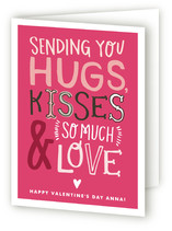 Doodle Words Valentine's Day Greeting Cards