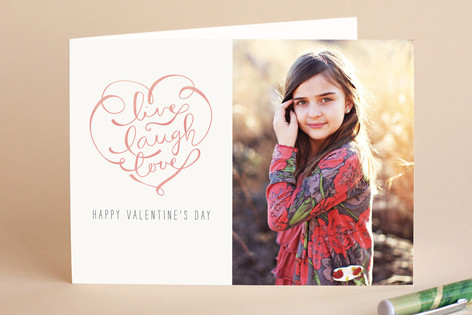 Live, Laugh, Love Valentine's Day Greeting Cards