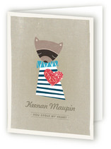 Raccoon Valentine's Day Greeting Cards