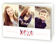 Modern XOXO Valentine's Day Greeting Cards