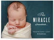 Miracle and Light Hanukkah Cards