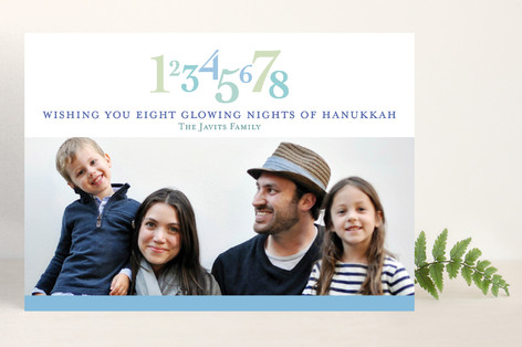 Eight Glowing Nights Hanukkah Cards