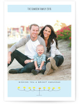 Playful Menorah Hanukkah Cards