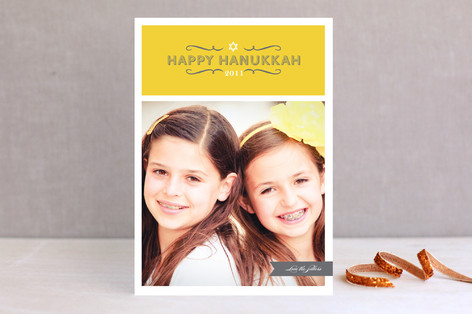 Hanukkah Swirls Hanukkah Cards
