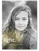 Light Modern Hanukkah Cards