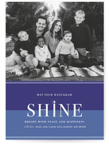 Bold Reflection Hanukkah Cards
