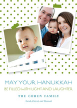 Festive Greetings Hanukkah Photo Cards, by Oscar+Emma Design