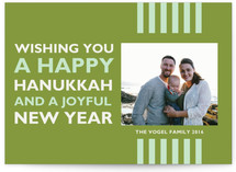 Bold Stripes Hanukkah Cards