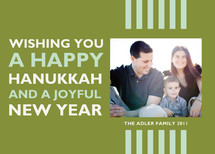 Bold Stripes Hanukkah Photo Cards, by The Social Type