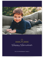String of Lights Hanukkah Cards