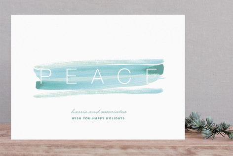 Peace and Quiet Business Holiday Cards