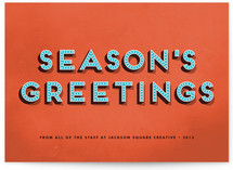 Bold Charm Business Holiday Cards
