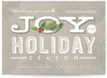 Casual Chalkboard Business Holiday Cards