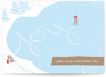 Skating Joy Business Holiday Cards