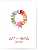 Swatch Wreath Business Holiday Cards