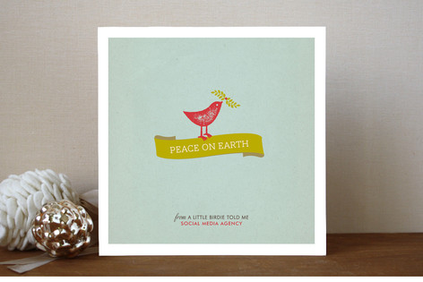 Put a Bird on It Business Holiday Cards