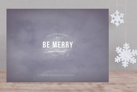Starry Night Business Holiday Cards