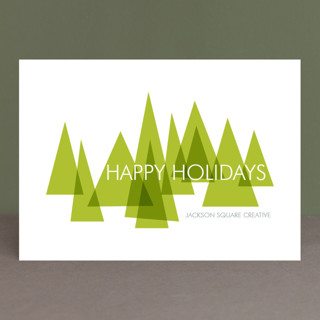 Mod Trees Business Holiday Cards