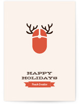 Reindeer Mouse Business Holiday Cards