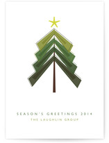 Simple Tree Business Holiday Cards