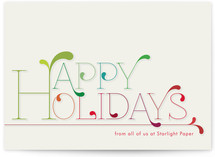 Holiday Colors Business Holiday Cards