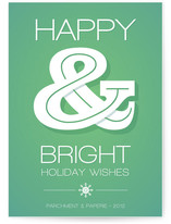 Wishful Ampersand Business Holiday Cards