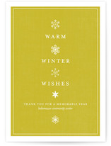 Vintage Snows Business Holiday Cards