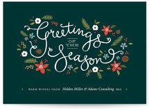 Greetings of the Season Business Holiday Cards