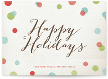 Dotty Holiday Business Holiday Cards
