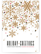 Sophisticated Snow Business Holiday Cards