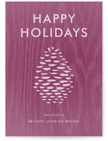 Woodsy Holiday Business Holiday Cards