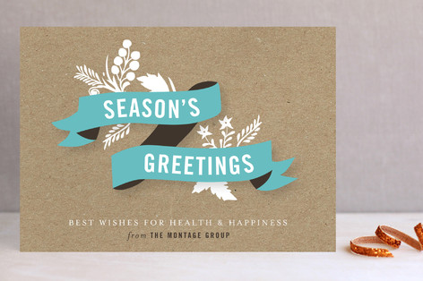 Festive Banner Business Holiday Cards