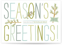 Branch and Bird Business Holiday Cards