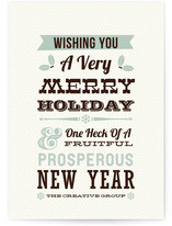 Holiday Wishes Business Holiday Cards