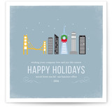 Winter Cityscape - SF Business Holiday Cards