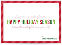 Simple Season Business Holiday Cards