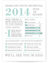 Year in Review Business Holiday Cards
