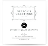 Vintage Frame Business Holiday Cards