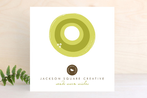 Statement Wreath Business Holiday Cards