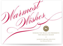 Winter Flourish Business Holiday Cards