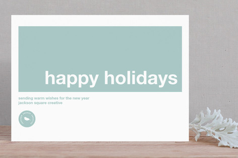 Modern Joy Business Holiday Cards