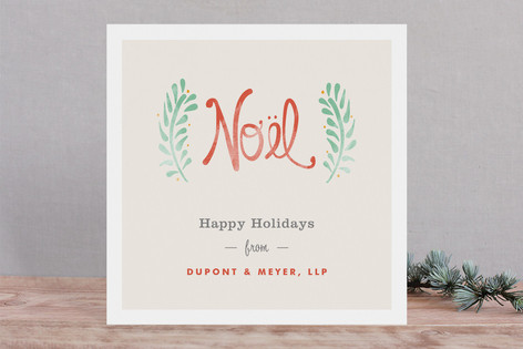 Antique Noel Business Holiday Cards