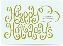 Merry Ribbon Business Holiday Cards