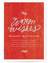 Evergreen Floral Business Holiday Cards