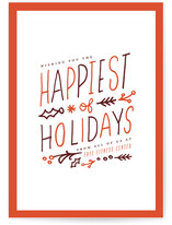 Happiest Wish Business Holiday Cards