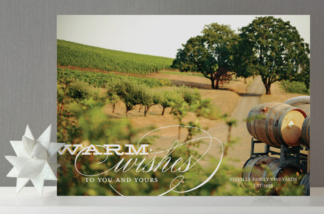 Warm Wishes Business Holiday Cards