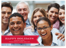 Ribbon Happiness Business Holiday Cards